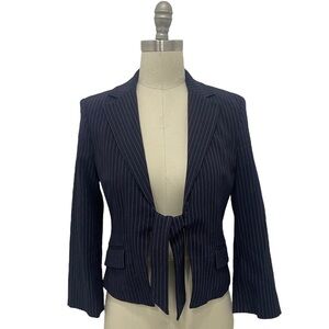 BCBGMaxazria stripe blazer jacket